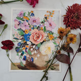 Garden Gathering - 8" x 10" Unframed