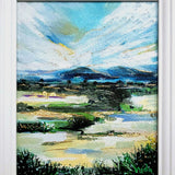 Organic Fields -  9" x 11" Framed