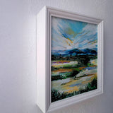 Organic Fields -  9" x 11" Framed