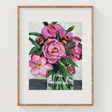 Pink Peonies - 8" x 10" Unframed