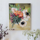 Same day flowers - 18" x 24" Unframed