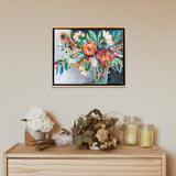 Sapphire Rose - 12" x 15" Framed