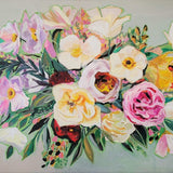 She Loves me Flowers - 40" x 30" Unframed