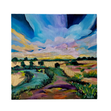 Sunlit waves - 12" x 12" Unframed